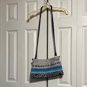 Antonello Tedde eco conscious fashion cotton weaved shoulder crossbody bag purse